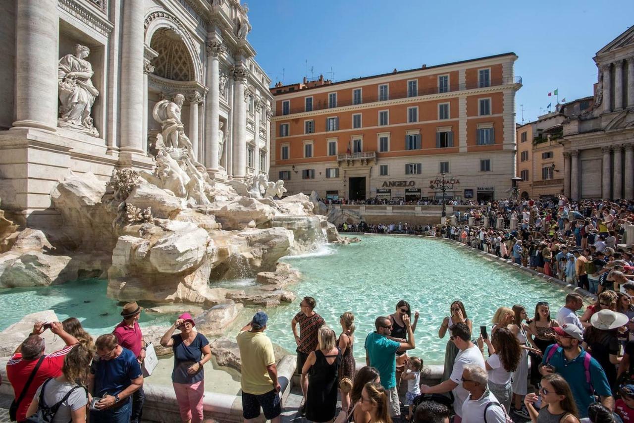 罗马La Finestra Su Fontana Di Trevi - Charming View公寓 外观 照片
